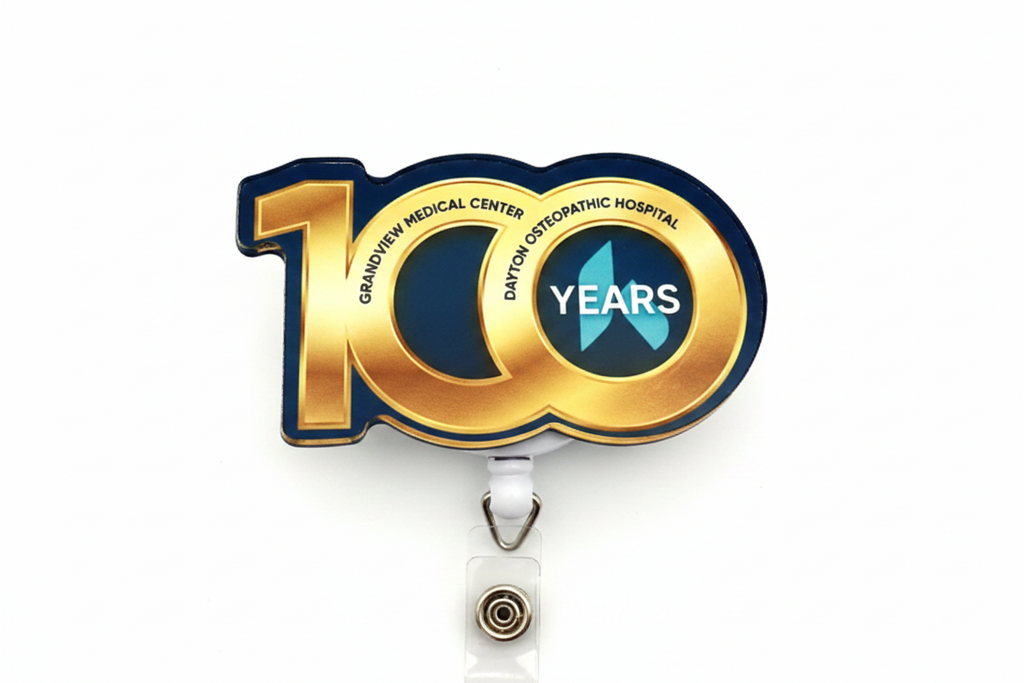 Kettering Health Dayton 100 Year Anniversary Badge Reel