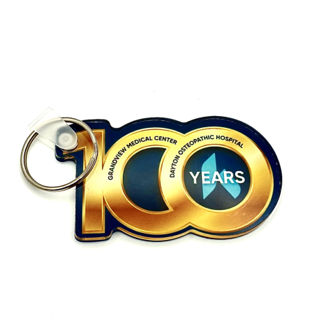 Kettering Health Dayton 100 Year Anniversary Keychain
