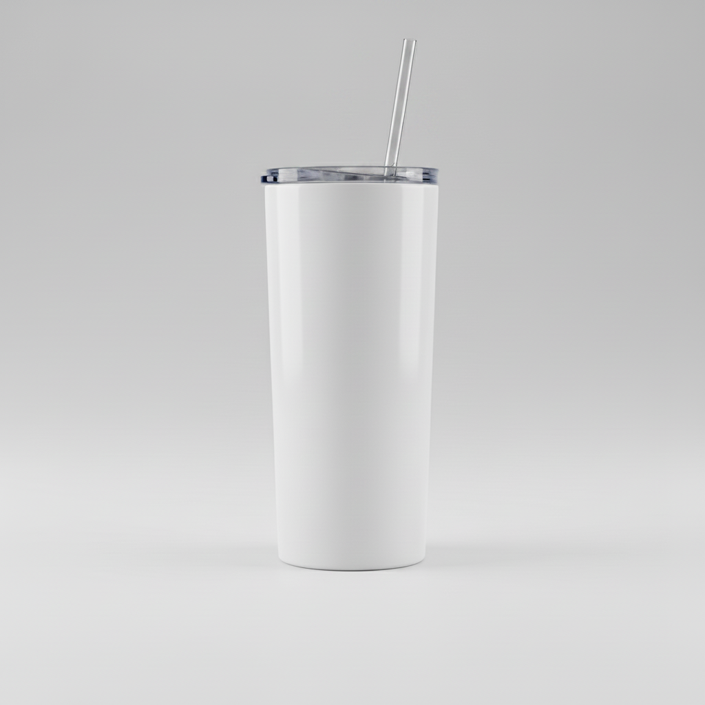 20oz Skinny Tumbler with Straw