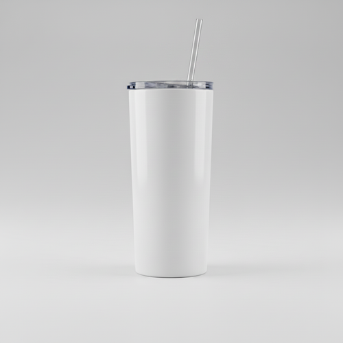 20oz Skinny Tumbler with Straw