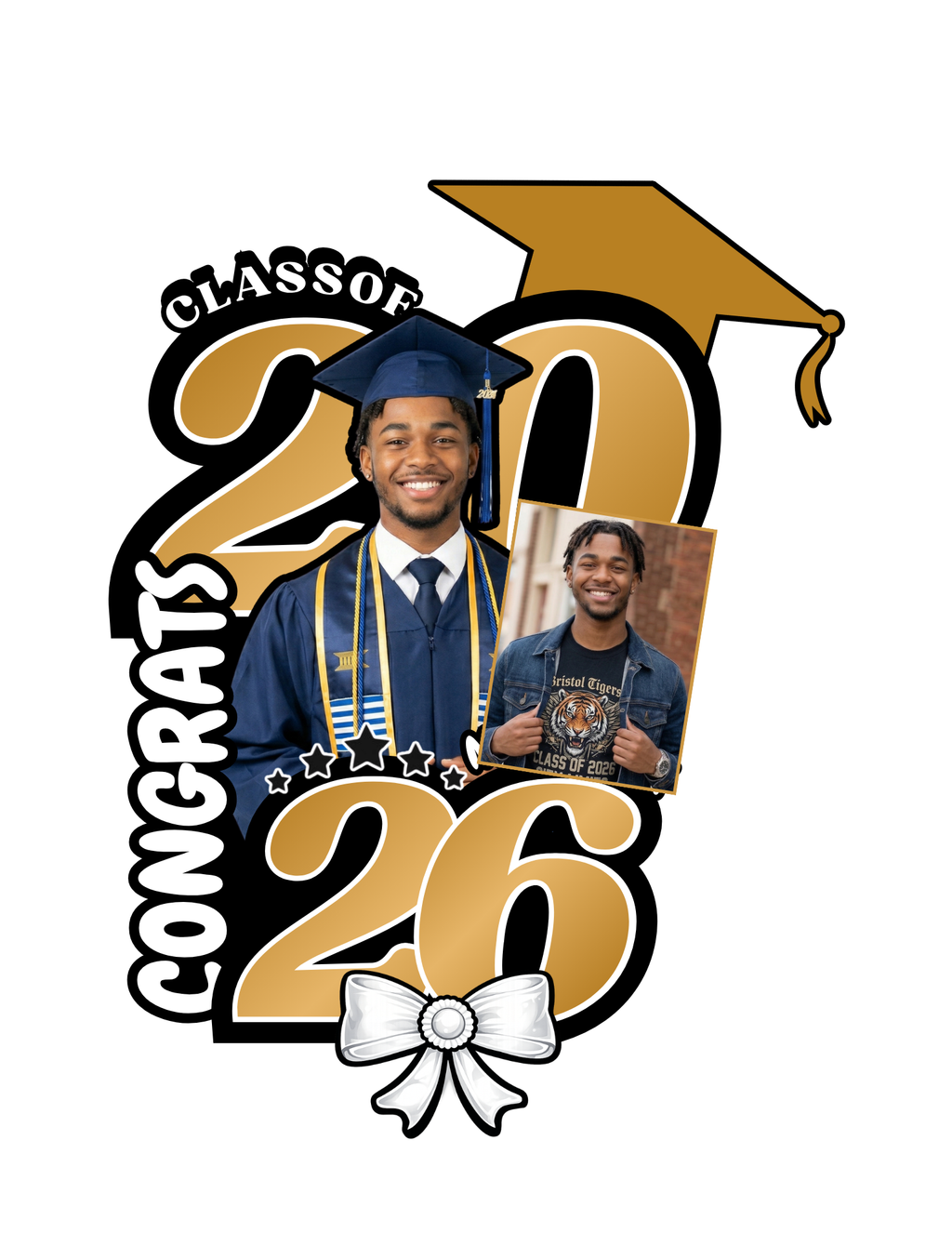 Personalized Graduation T-Shirt Template #2