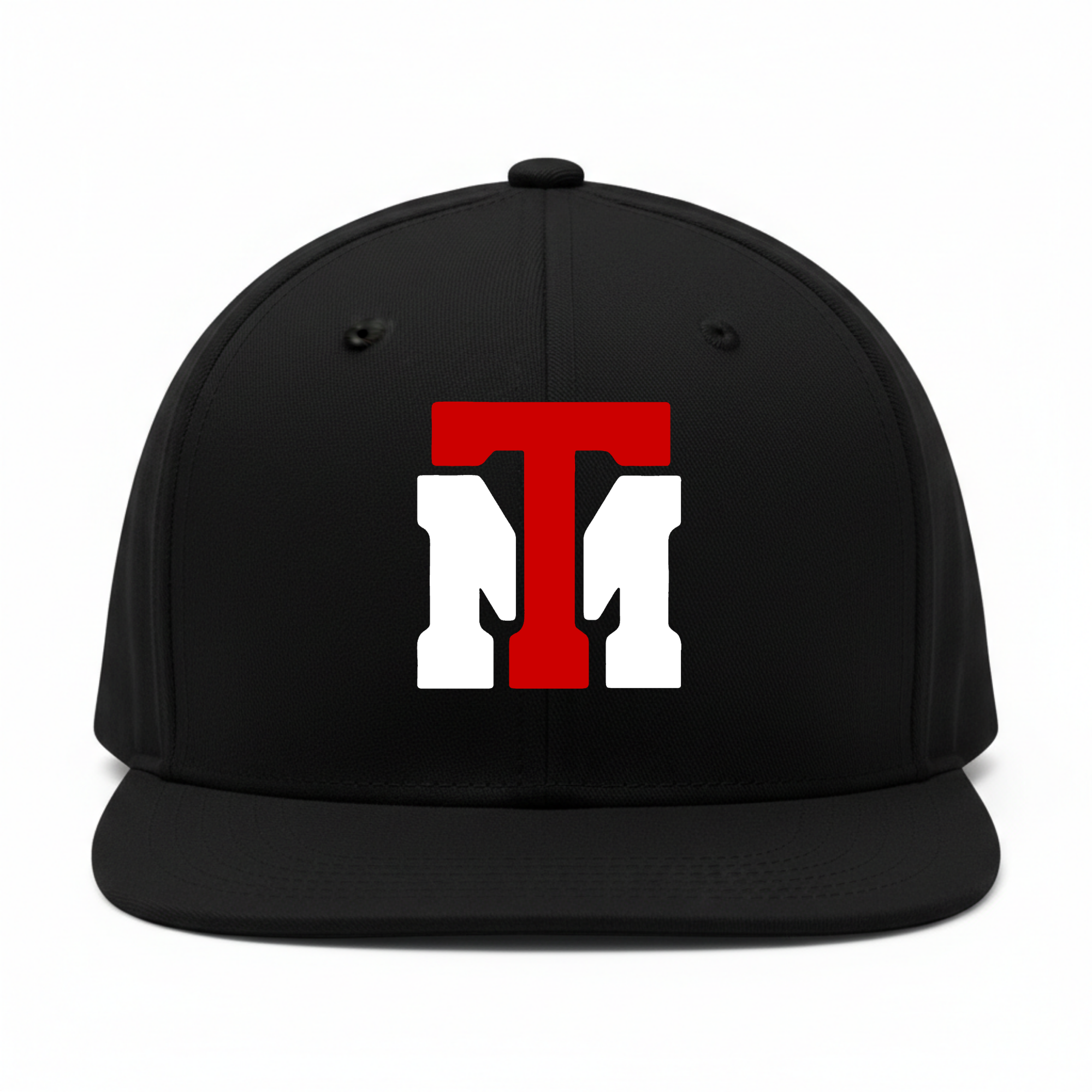 TM Hat Red T White M