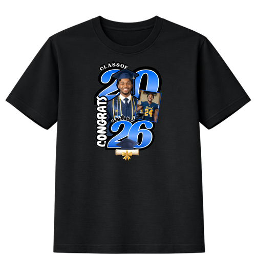 Personalized Graduation T-Shirt Template #1