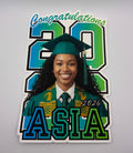 Custom 15" Grad Head Cutout – Big Head, Bigger Moment!