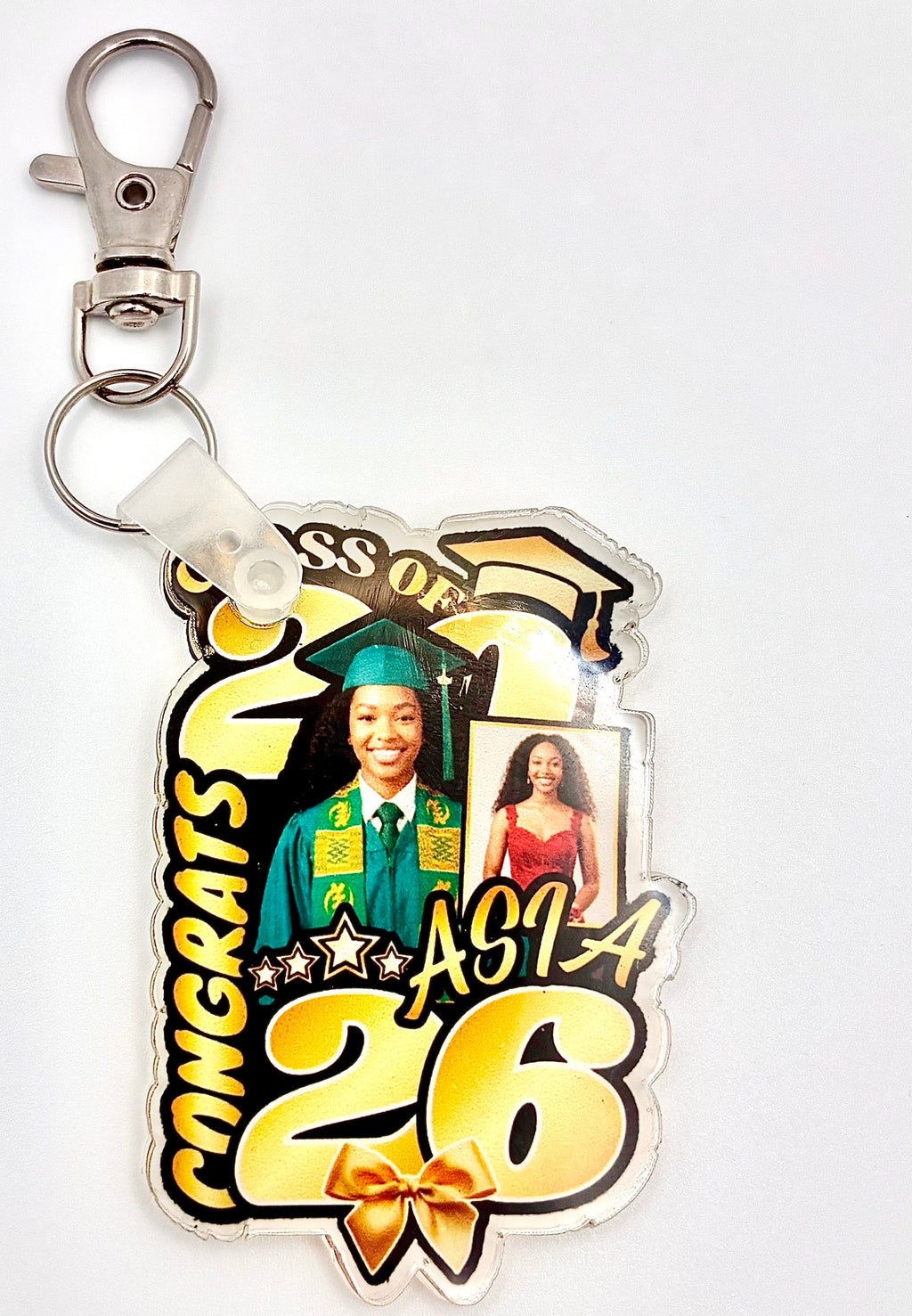 Personalized Graduation Keychain