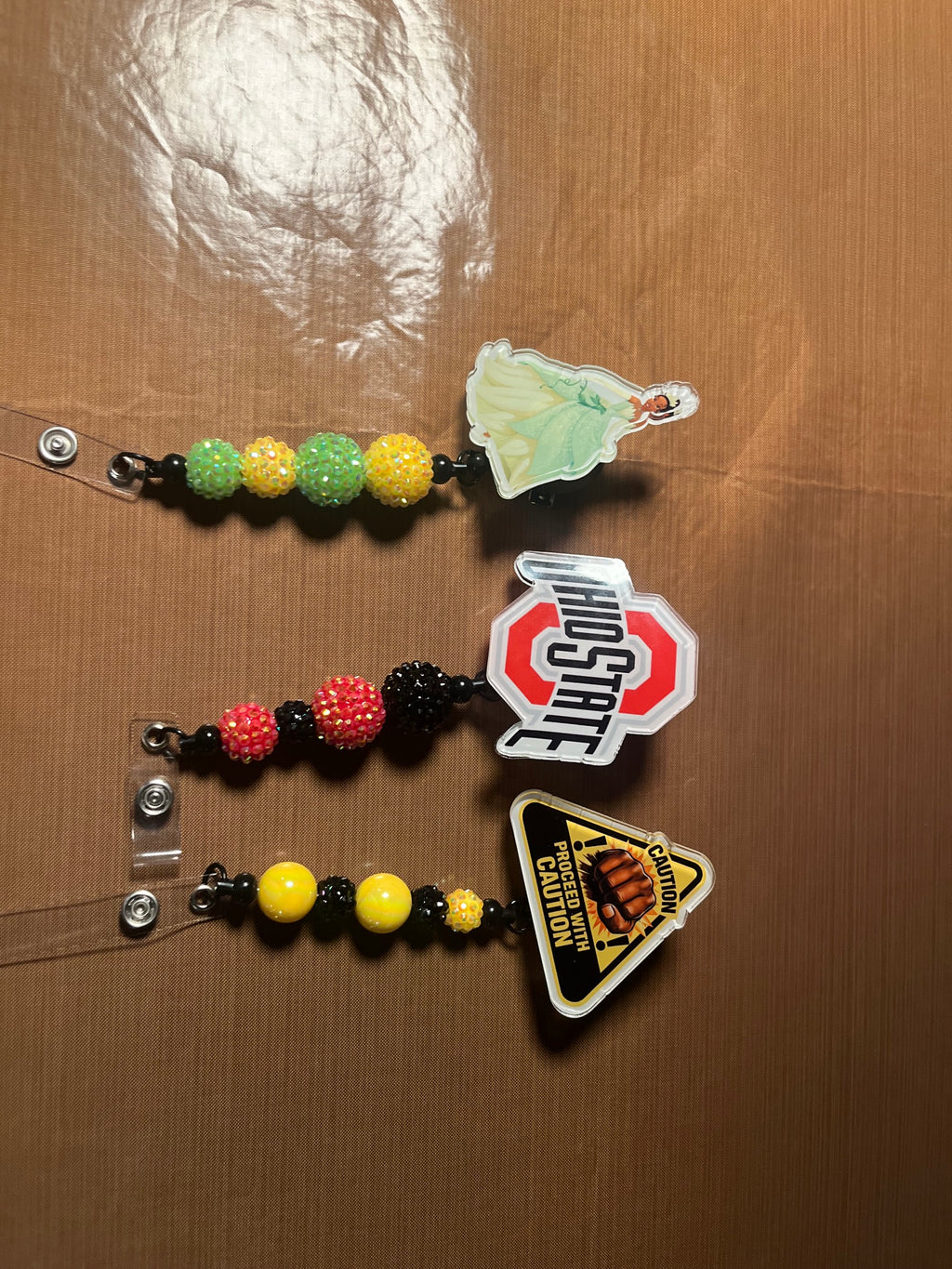 Custom Beaded Badge Reels