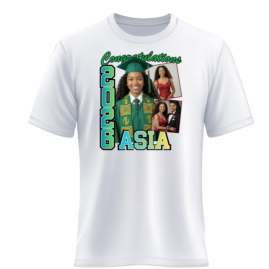 Personalized Graduation T-Shirt Template #3