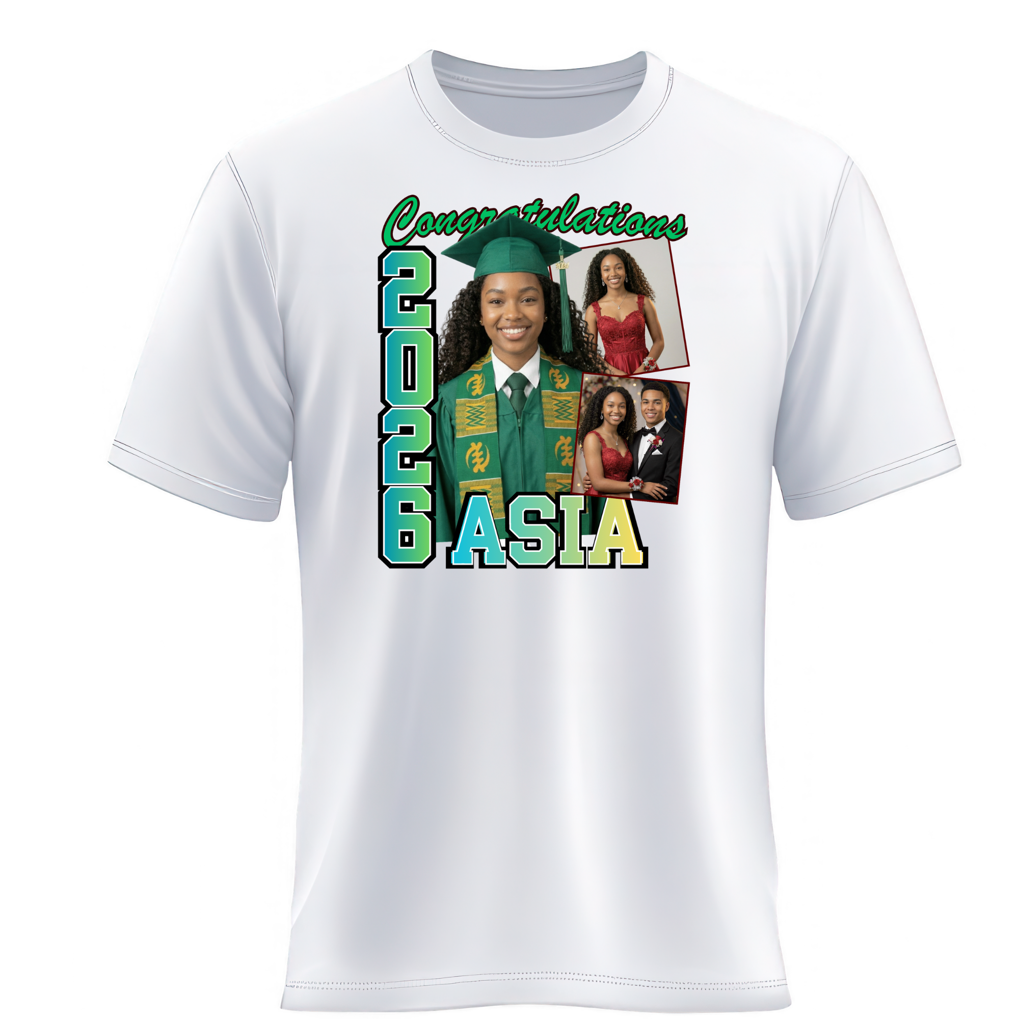 Personalized Graduation T-Shirt Template #3