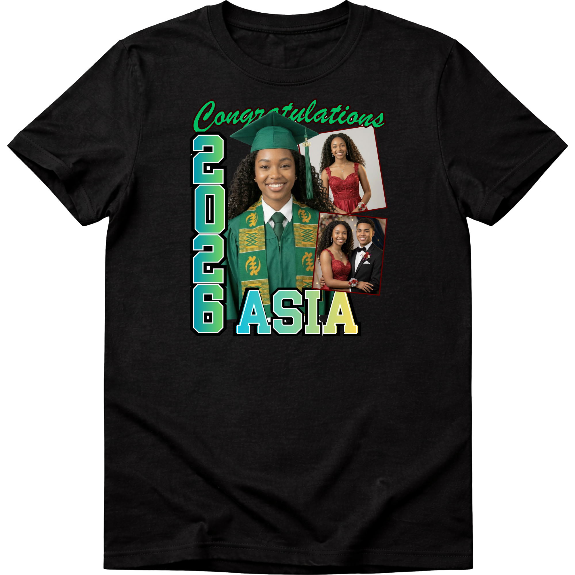 Personalized Graduation T-Shirt Template #3