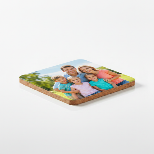 Custom Ceramic Coaster with Sample Photo Print