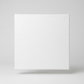 Blank 12 by 12 inch frameless white canvas